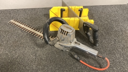 Hedge Trimmer & Miter Saw w/Box