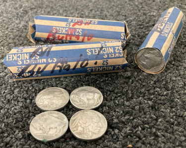 (3) ROLLS BUFFALO NICKELS