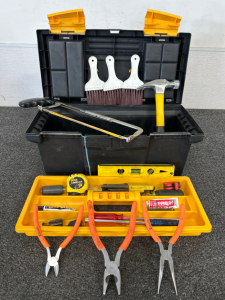 19" TOOLBOX WITH CONTENTS