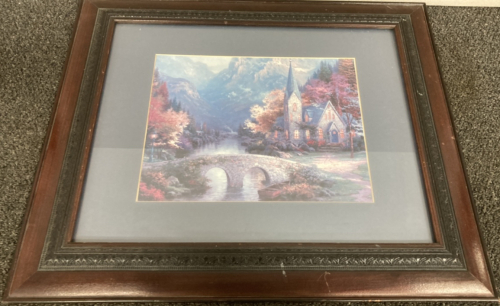 Framed Thomas Kinkade Print