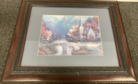 Framed Thomas Kinkade Print