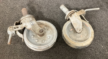 LARGE INDUSTRIAL CASTERS(2)