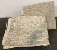 (2) HOME AREA RUGS (58X35)