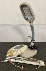 VERILUX AND UNDERWRITERS LABORATORIES PORTABLE LAMPS- BOTH WORK