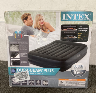 (1) INTEX DURA-BEAM AIRBED (QUEEN 16&rdquo; IN HEIGHT)