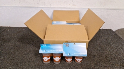 BOX OF BRAND NEW BABY FANATIC SPILL-PROOF SIPPY CUPS