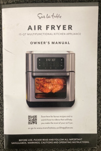SUR LA TABLE AIR FRYER (WORKS)