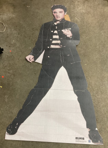 (1) 6&rsquo;1&rdquo; ELVIS PRESLEY CARD BOARD CUT OUT