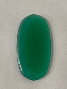 30.95 Ct. Green Jade Gemstone Oval Cabochon