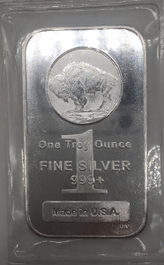 1 Troy Oz Fine Silver Bar