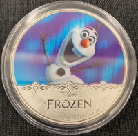 (3) Disney Frozen .925 Plated Collector’s Coins - 2