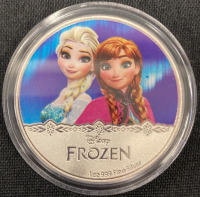 (3) Disney Frozen .925 Plated Collector’s Coins - 3