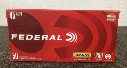 (27)Rds Federal .45 Auto