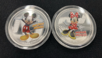 (6) Disney Characters .925 Plated Collectors Coins - 2