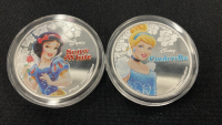 (6) Disney Princesses .925 Plated Collectors Coins - 2