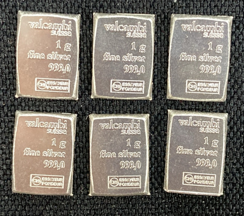 (6) Gram Of Fine Silver Bar, 999,0 EssayEur FonDuer