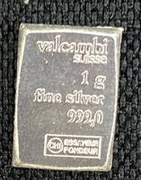 (6) Gram Of Fine Silver Bar, 999,0 EssayEur FonDuer - 2