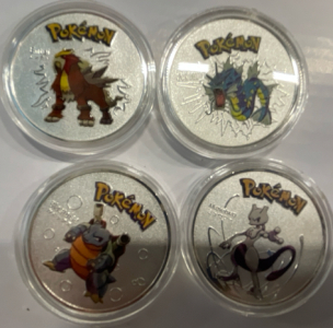 Pok&eacute;mon Silver Plated Rounds Collectibles