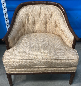 Upholstered Barrel Chair