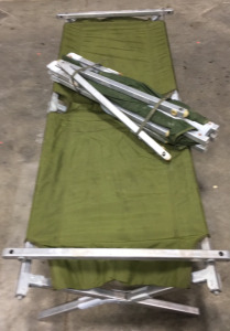 (2) US Army Folding Cots