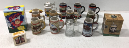 Budweiser Beer Stein Collection