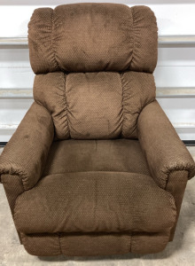 Plush Rocking Recliner (Dark Brown)
