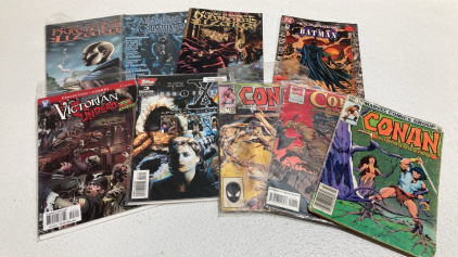 (9) Assorted New and Vintage Comic Books