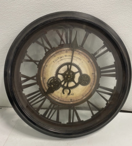 (1) 24&rdquo; Exposed Gear Clock