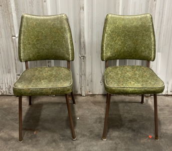 (2) 1950s Vynal Chairs