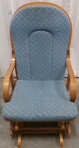 Wood Rocking Chair W/ Cushions