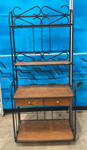(1) Display Sotrage Shelf With Drawers