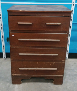 (1) Wooden Dresser