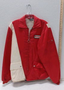 (1) Vintage Firestone Windbreaker Size M