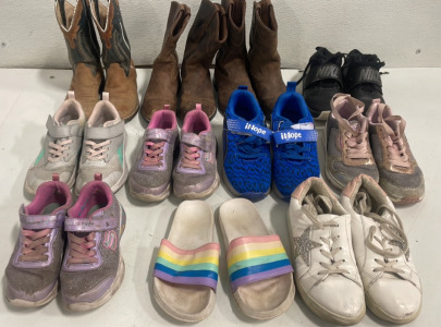(11) Pairs Assorted Children&rsquo;s Shoes And Boots