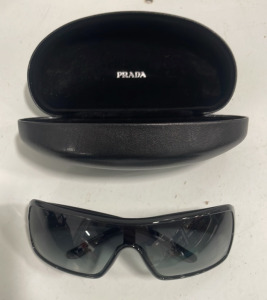 (1) Pair Prada Glasses (1) Eddie Bauer Card Wallet (3) Pairs Assorted Glasses (2) Umbrellas And More!