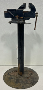 Vice Mounted On Stand