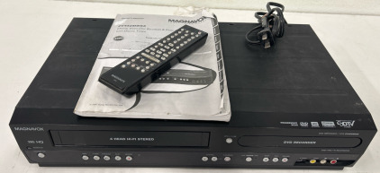 Magnavox VCR ZV450MW8 DVD/VCR Recorder Player Combo W/ Remote