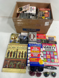 30+ Audio Books Including John Grisham &ldquo;The Confession&rdquo; & James Patterson &ldquo;You e Been Warned&rdquo; (2) Crossword Puzzle Books and More
