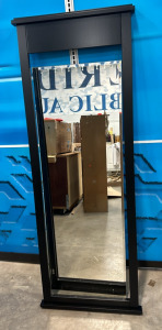 27 5/8&rsquo;&rsquo; x 75&rsquo;&rsquo; Mirror With Black Wooden Frame