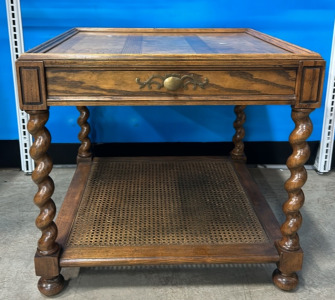 26&rsquo;&rsquo; x 24 1/2&rsquo;&rsquo; Unique Decorative Wooden Side Table
