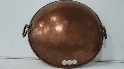 22 1/2" Vintage French Copper Chocolate Melter