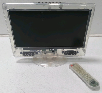 AMP'D See-Through TV W/ Remote