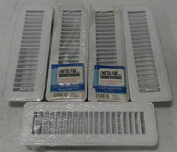 (5) Metal-Fab INC 2"x10" Air Vent