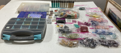 Glass/Plastic/Ceramic Bead Set For Needle Work