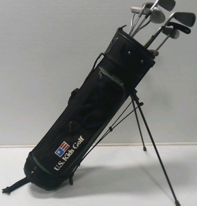U.S Kids Golf Bag & Clubs