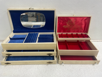 (2) Beautiful Jewelry Boxes