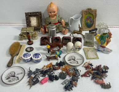 Box of Antiques and Collectibles