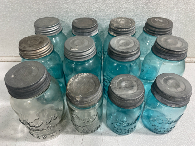 (12) Ball, Kerr, and Drey Perfect Mason Jars