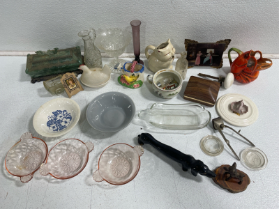 Box of Antiques and Collectibles
