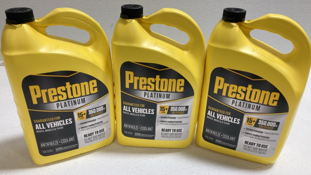 (3) Prestone All Vehicle Antifreeze and Coolant